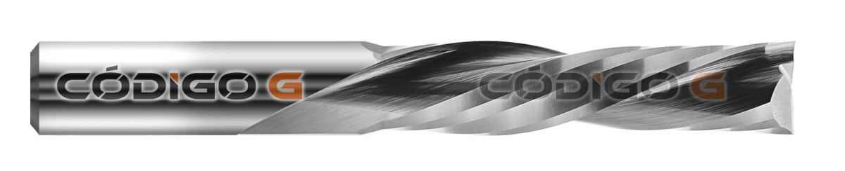 fresa downcut de 2 cortes Fresa downcut